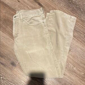 Levi's 514 straight leg Beige Corduroy Pants